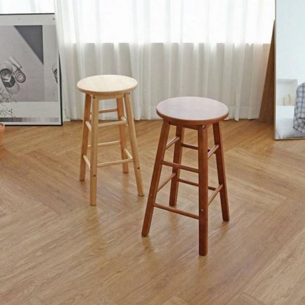 에코상사  원목 원형 바스툴