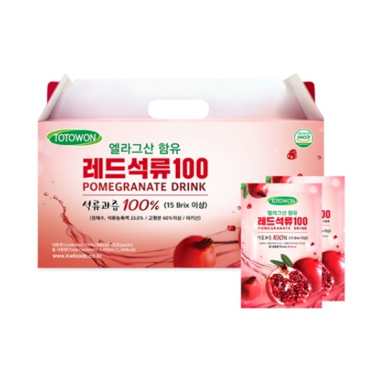 강원식품 토토원 유기농 레드비트 100 80ml 35포