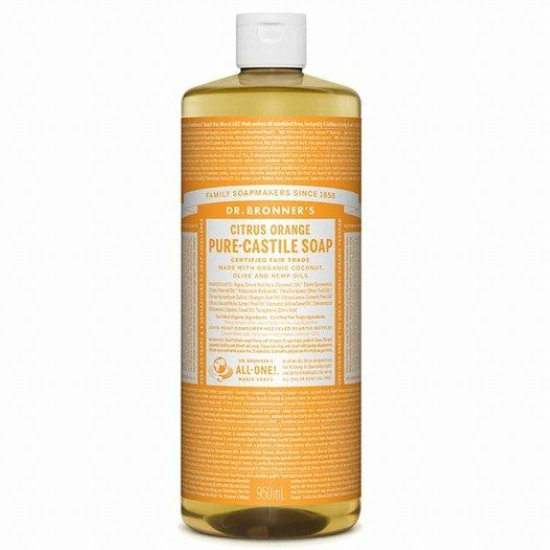 닥터브로너스 시트러스 오렌지 퓨어 캐스틸 솝 950ml