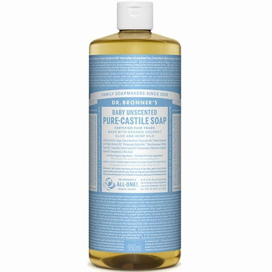닥터브로너스 베이비 언센티드 퓨어 캐스틸 솝 950ml