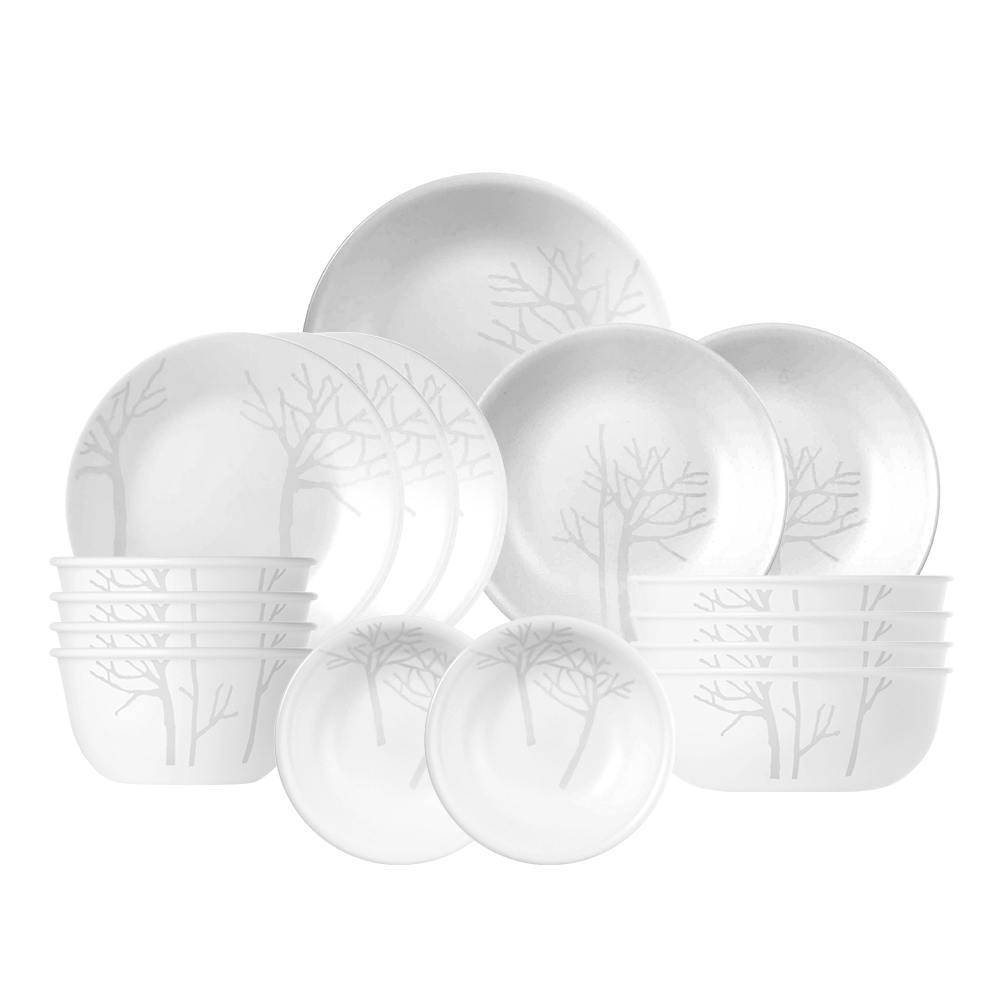 코렐 실버트리 4인 원형 홈세트 16P