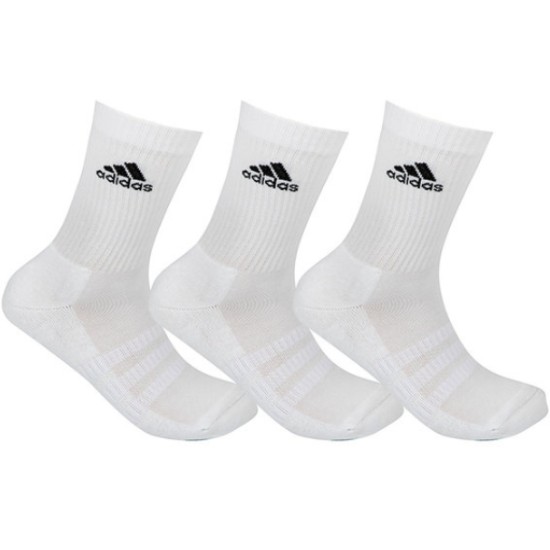 아디다스  쿠션 크루 양말 3족 세트 DZ9356