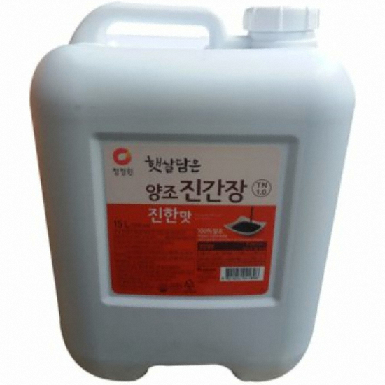 청정원 햇살담은 양조 진간장 진한맛 15L