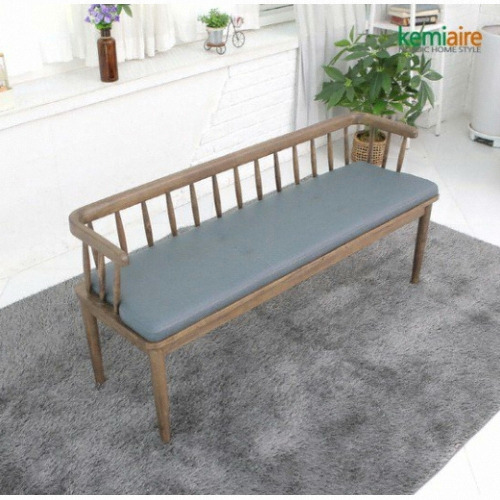 케미에르 헤몬스 3인 원목 벤치의자 KHD-311