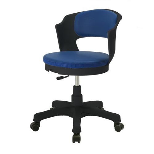 탑체어  루이 원형 블랙 등받이 요추형 진찰용 의자