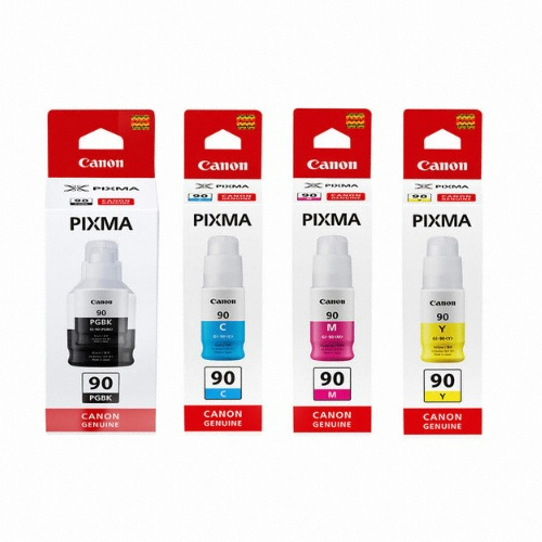 Canon  정품 GI-90PGBK, GI-90M, GI-90Y, GI-90C 4색 세트