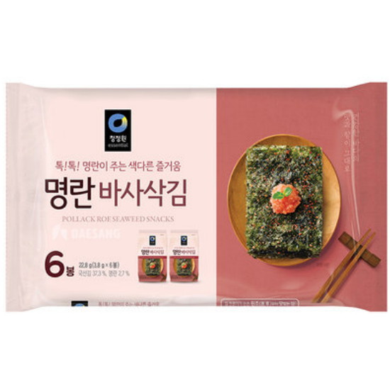대상 청정원 명란 바사삭김 3.8g