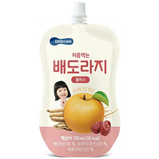 베베쿡 처음먹는 배도라지 플러스 120ml