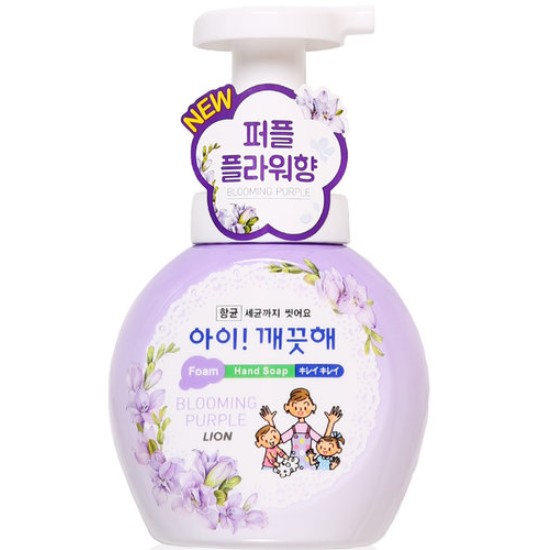아이깨끗해 블루밍퍼플 항균 폼 핸드 솝 250ml