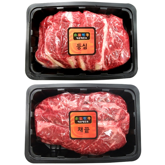 평창영월정선축산농협  대관령한우 1등급 등심/채끝 800g