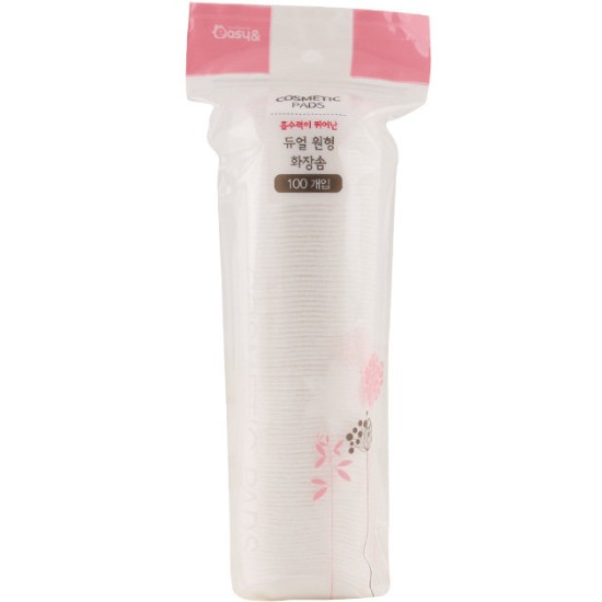 그린비 이지앤 듀얼 원형 화장솜 100매