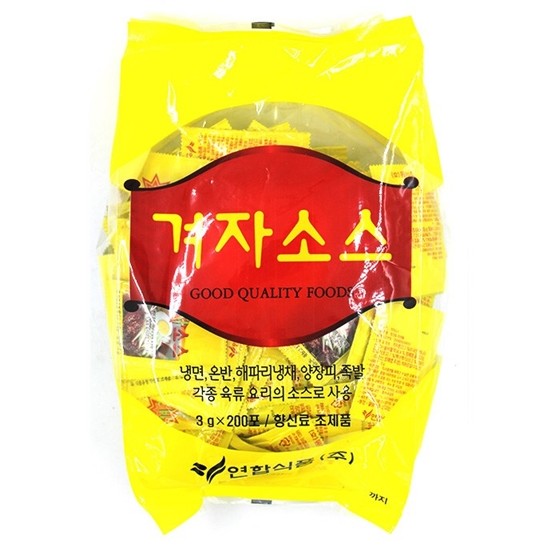 연합식품 일회용 겨자소스 3g