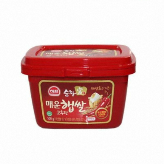  해표 순창궁 태양초 우리햅쌀 매운 고추장 500g [10개]