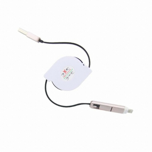 라이트컴 Coms 2in1 5핀+8핀 자동감김 케이블 ND746