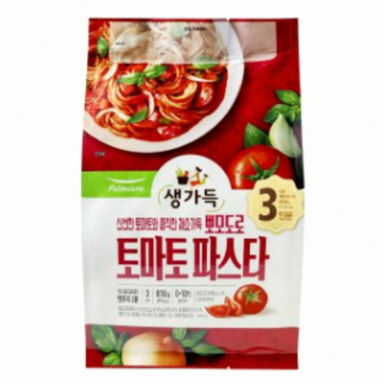 풀무원  뽀모도로 토마토 파스타 3인 810g