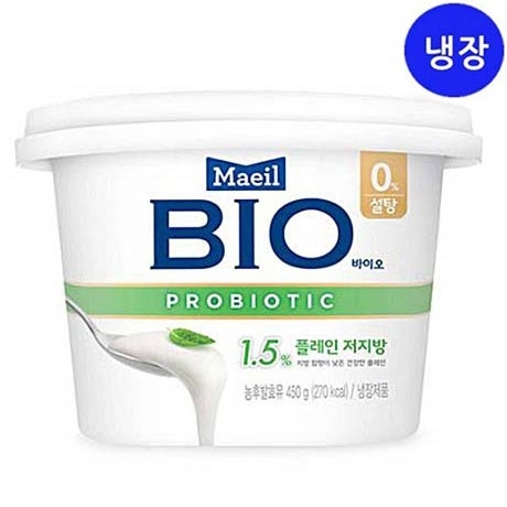 매일유업  매일바이오 플레인 저지방 450g