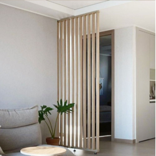 에코리빙  우드레이 스트라이프 인테리어 파티션 324