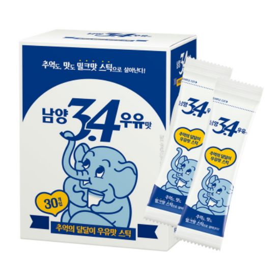 남양유업  남양 3.4 우유맛 30개입