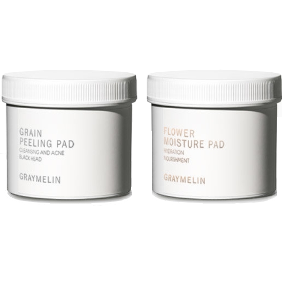 그레이멜린 곡물필링패드+꽃물보습패드 2종세트