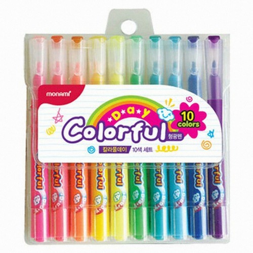 모나미  칼라풀데이 형광펜 세트