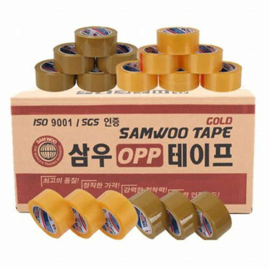 삼우커머스 삼한테이프 경포장 박스테이프 48mm x 80m