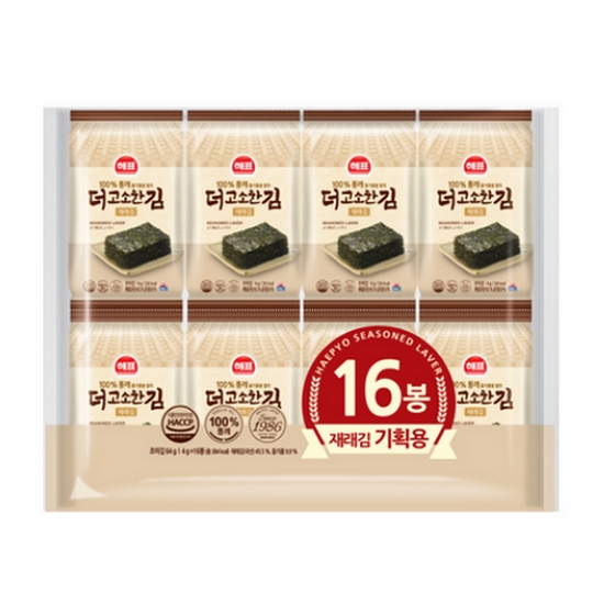 사조해표 해표 더 고소한 김 재래김 4g