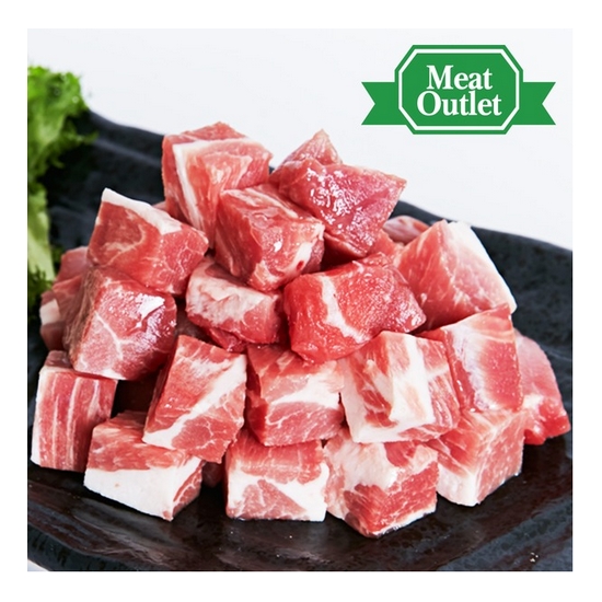 미트아울렛  신선 왕목살 국거리용 500g