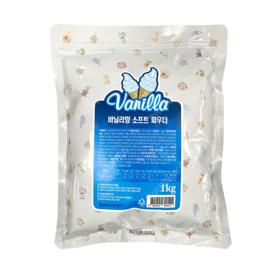 아담스  바닐라향 소프트 파우더 1kg 아이스크림분말