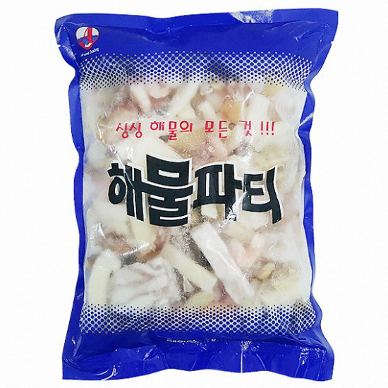 해물모듬 해물파티  조개 새우살 홍합 오징어