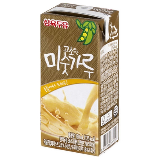  삼육식품 고소한 미숫가루 두유 190ml[48개]