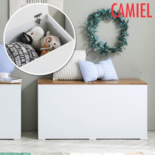 까미엘 조이 높은 벤치 수납장 1200