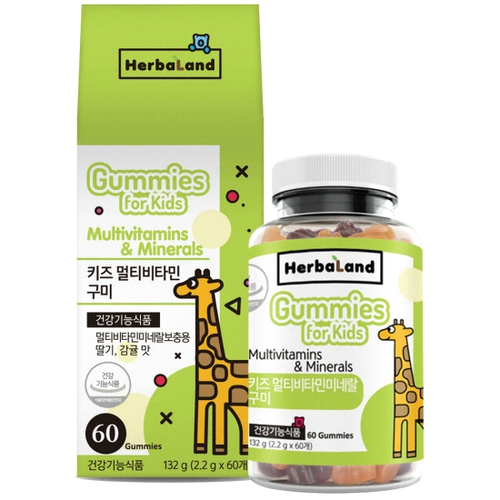 허벌랜드 허벌랜드 키즈 멀티비타민 구미젤리