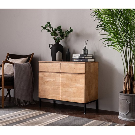 삼익가구 로하스 고무나무 원목 높은 거실장 800