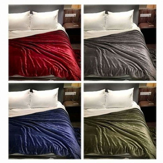 제이에스글로벌 수아브 양털 겨울 극세사 담요