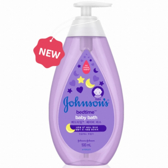 존슨즈베이비 베드타임 바스 펌프형 500ml