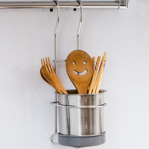 다다리빙  걸이형 스텐 수저통