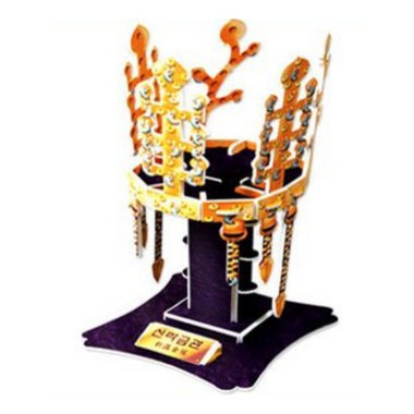 퍼즐사랑  3D입체퍼즐 황룡사 구층목탑과 신라금관  CK050