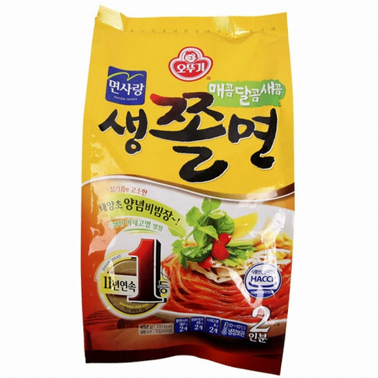오뚜기  생쫄면 452g