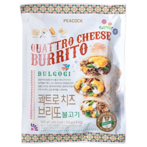 이마트 피코크 콰트로치즈 브리또 불고기
