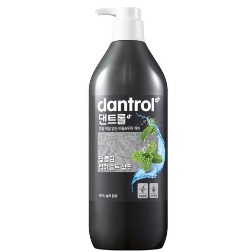 댄트롤 딥클린 박하 솔트 샴푸 820ml