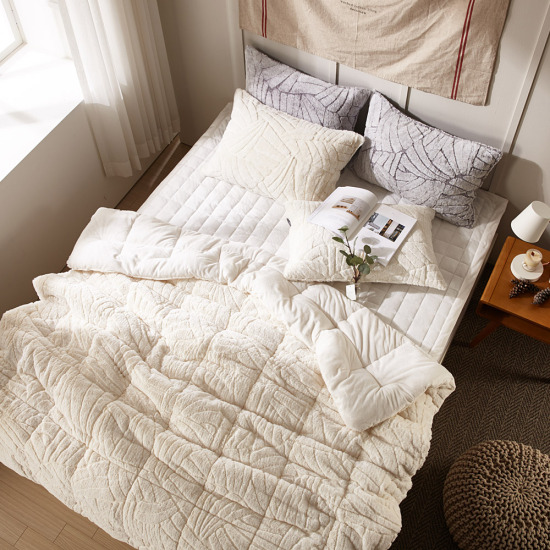 샤이닝홈 샤르르 로하스 라셀극세사 차렵이불 풀세트