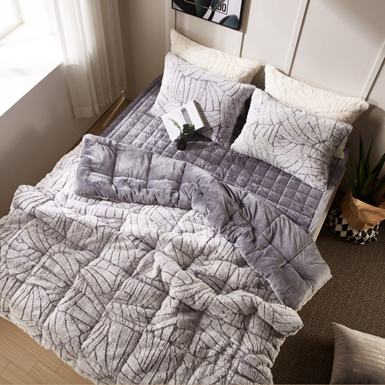 샤이닝홈 샤르르 로하스 라셀극세사 차렵이불 풀세트