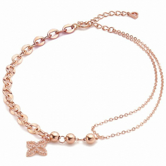 도로시  멀티체인 별꽃 발찌