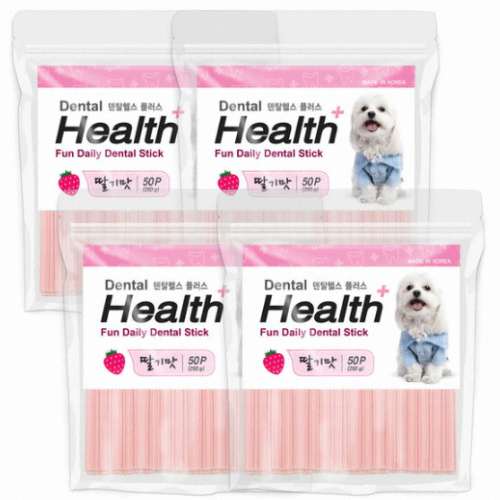 엠엔비물산 덴탈헬스플러스 딸기맛 50p