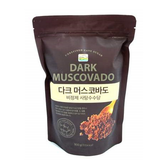 모리셔스 다크머스코바도 비정제 사탕수수당 800g