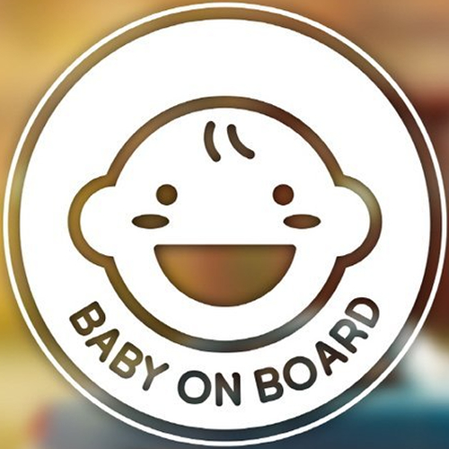 아도라하우스  자동차 포인트 스티커 베이비콩