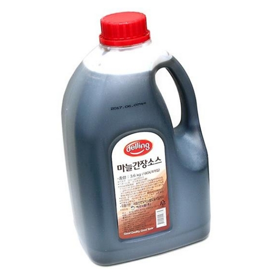 백호식품 백호 델링마늘간장소스 3.6kg