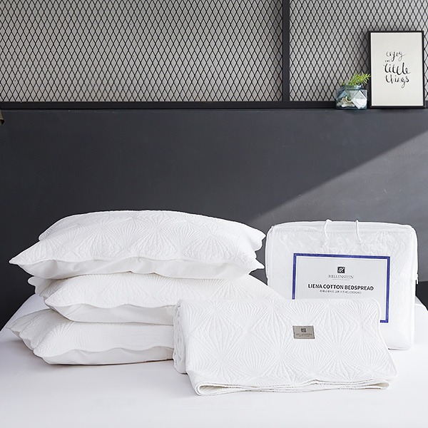 헬렌스타인 리에나 화이트코튼 베개커버