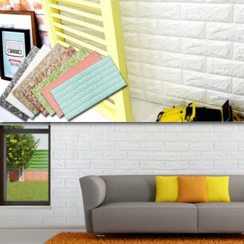 3D입체벽지폼블럭20M25M30M 압축단열벽지20M