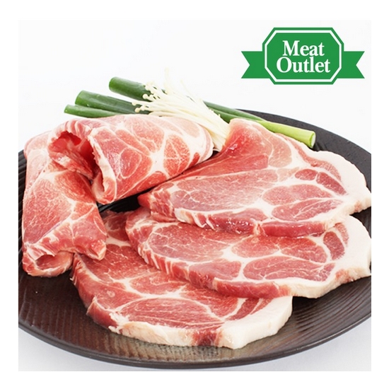 미트아울렛  신선 왕목살(구이용) 500g